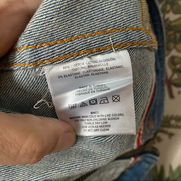 Pilcro & the Letterpress for Anthropologie Denim Mini Skirt - Picture 7 of 9